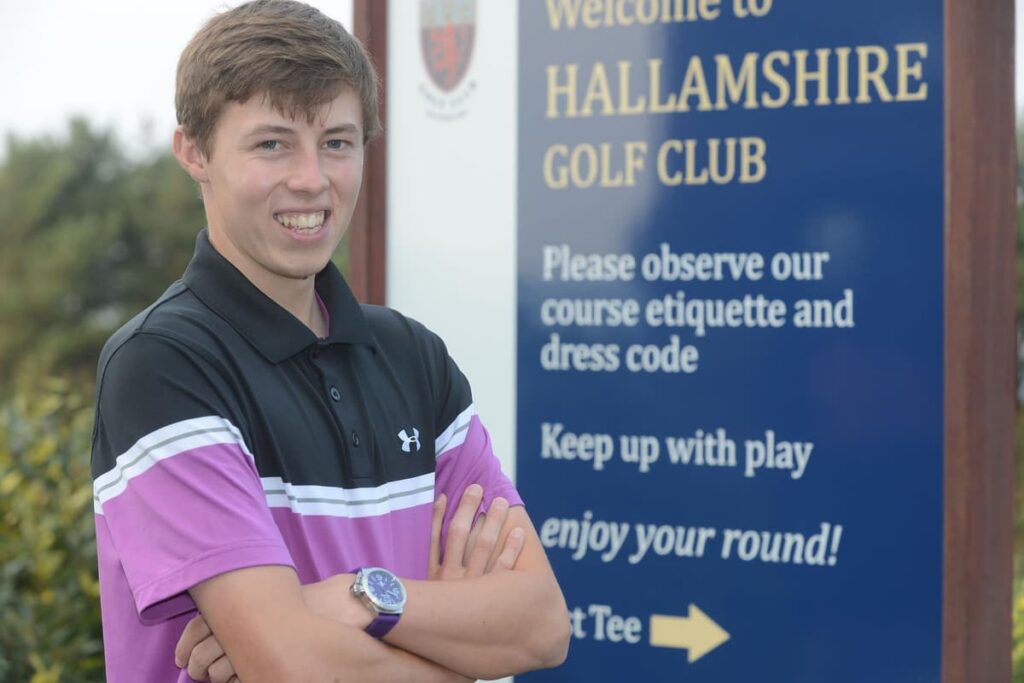 Matt Fitzpatrick at Hallamshire