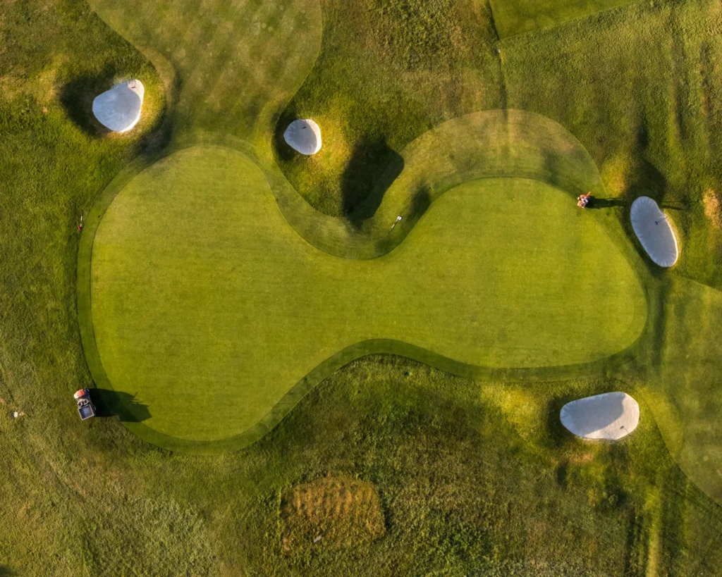 Hockley Golf Club James Braid downland course near Winchester, Hampshire