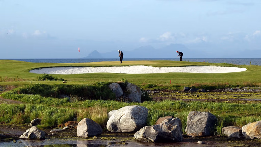 Lofoten Links golf course in Norway