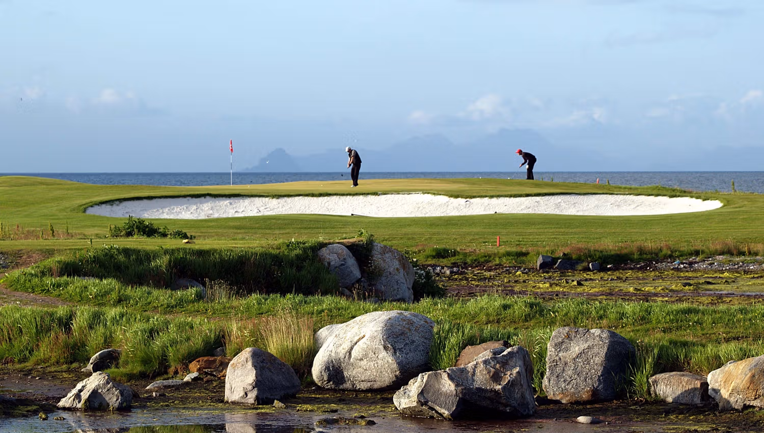 Lofoten Links golf course in Norway