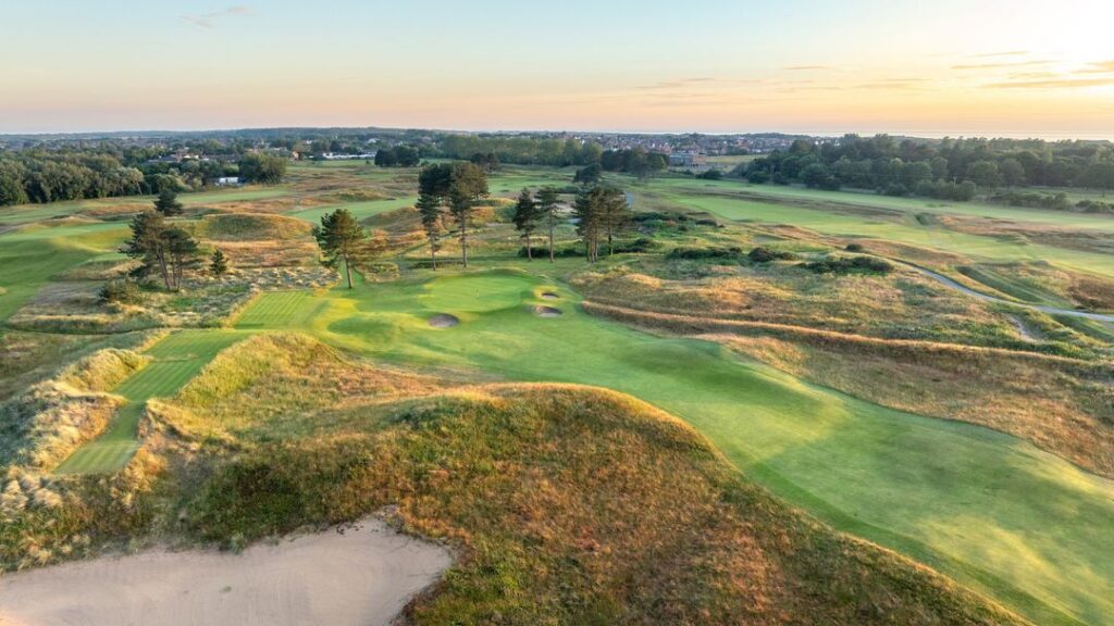 Southport & Ainsdale Golf Club in evening light