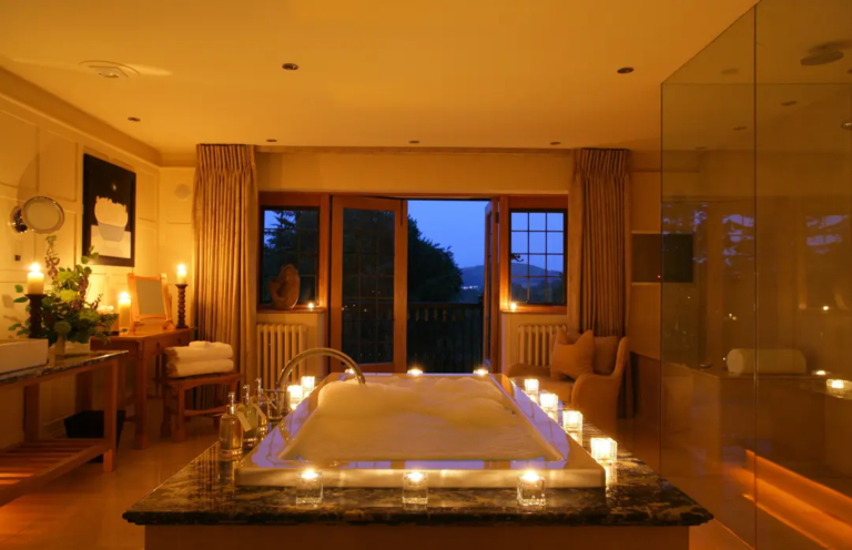 Spa suite at Gidleigh Park, Devon