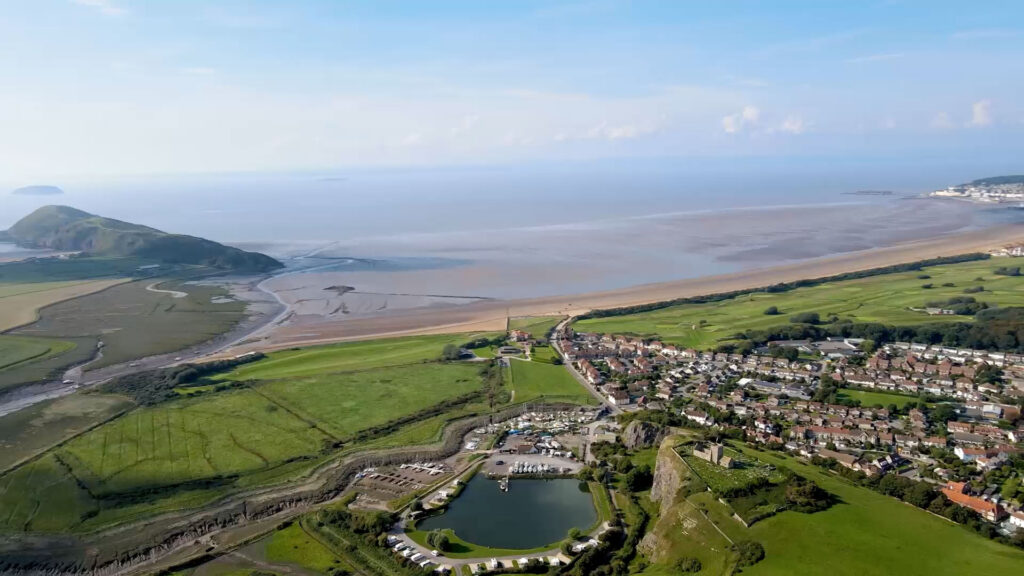 Weston-super-Mare Golf Club and the North Somerset coast